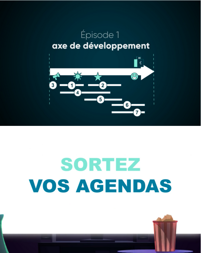 Video motion design pédagogique Team for the planet